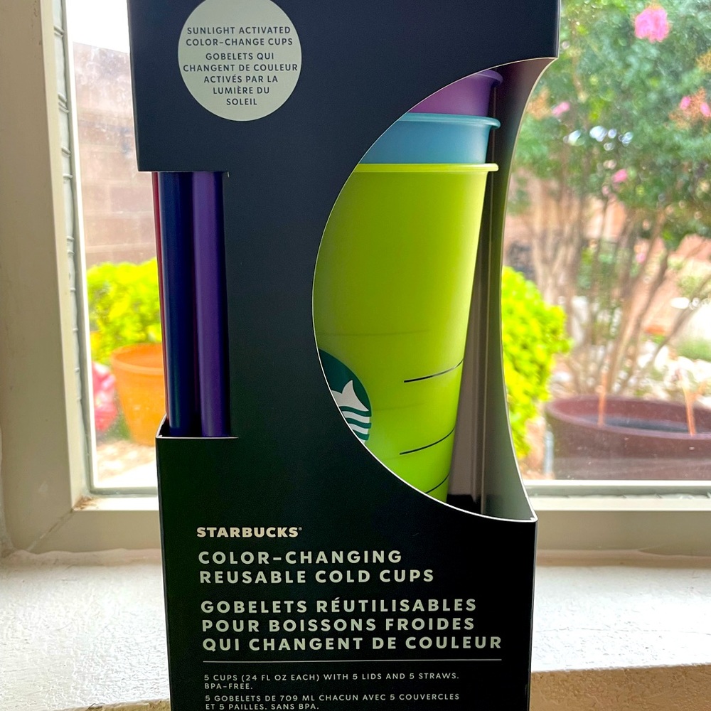 Starbucks color-changing reusable cold cups. Summer 2022 edition.